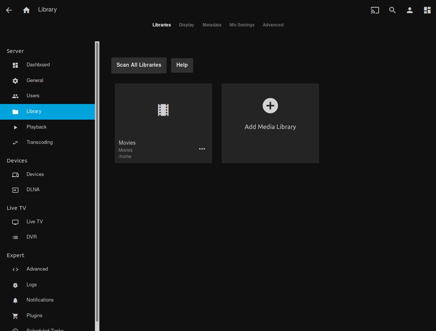 Library Dashboard